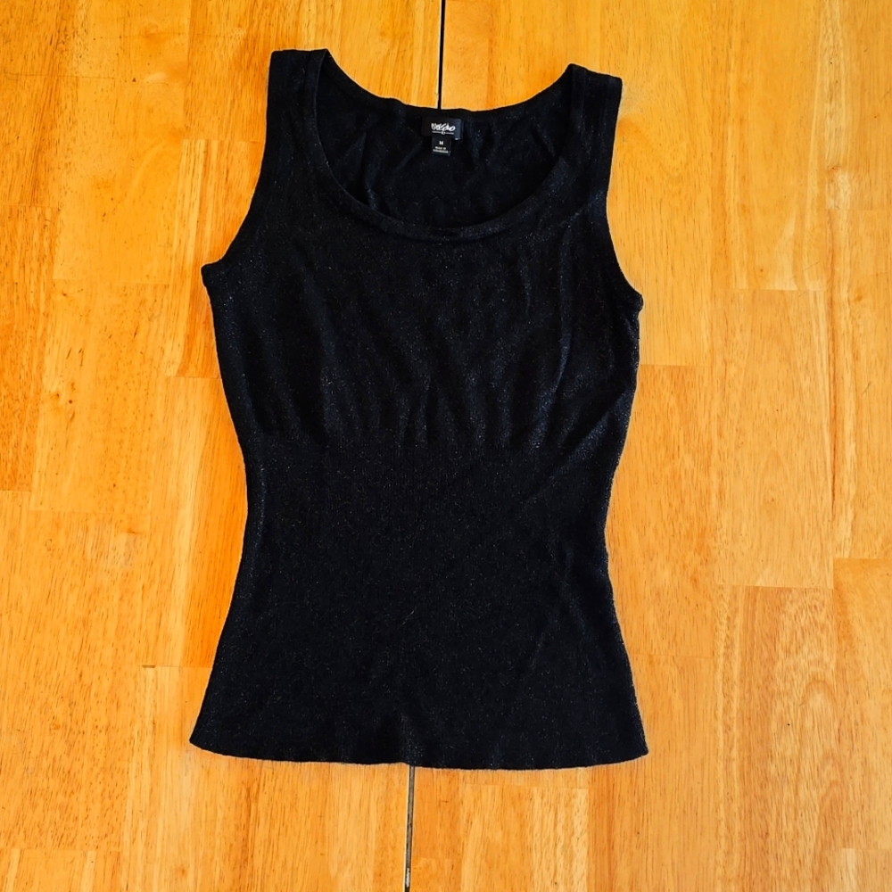 Retro Metallic Light Weight Sweater Tank